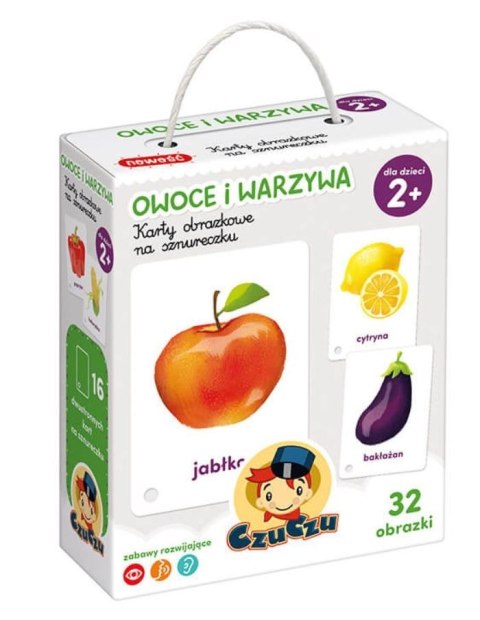 Karty obrazkowe na sznurku - Owoce i warzywa Karty obrazkowe na sznurku - Owoce i warzywa