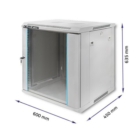 Szafa RACK 19 cali | 12U | 600 x 450 x 635 Szafa RACK 19 cali | 12U | 600 x 450 x 635