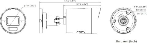 Kamera IP Hikvision DS-2CD20166G3-IUY/SL(2.8mm)/eFO-STDBLACK