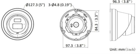 Kamera IP Hikvision DS-2CD23123G2-LIS2UY/SL(2.8mm) BLACK