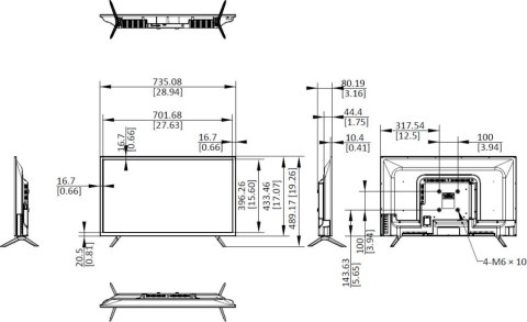 Monitor Hikvision DS-D5032F3-1V0S