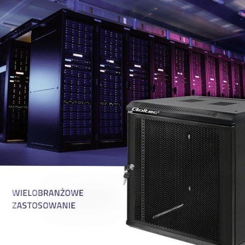 Szafa RACK 19 cali| 12U | 450 x 600 x 635 | Perforowane drzwi Szafa RACK 19 cali| 12U | 450 x 600 x 635 | Perforowane drzwi
