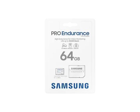 Karta pamięci microSD MB-MJ64KA/EU Pro Endurance 64GB + Adapter Karta pamięci microSD MB-MJ64KA/EU Pro Endurance 64GB + Adapter
