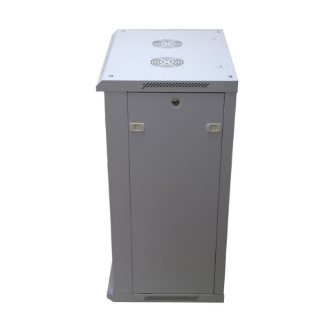Szafa rack 18U 600x450mm szara wisząca Szafa rack 18U 600x450mm szara wisząca