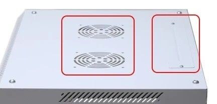 Szafa rack 18U 600x450mm szara wisząca Szafa rack 18U 600x450mm szara wisząca