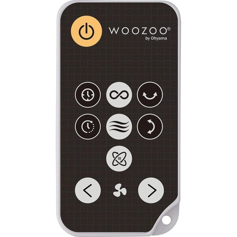 Wentylator/Cyrkulator Woozoo PCF-SDC15T DC jet 150, 15cm, 25W, 10 prędkości, Ruchoma głowica, Pilot, Timer Biały Wentylator/Cyrkulator Woozoo PCF-SDC15T DC jet 150, 15cm, 25W, 10 prędkości, Ruchoma głowica, Pilot, Timer Biały