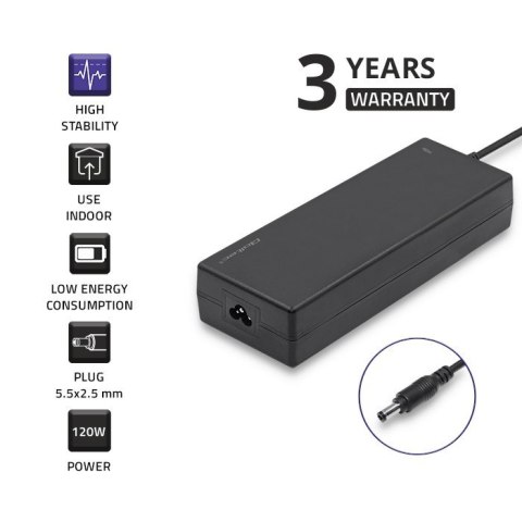 Zasilacz desktopowy 120W | 12V | 10A | 5.5*2.5 | + kabel zasilający Zasilacz desktopowy 120W | 12V | 10A | 5.5*2.5 | + kabel zasilający
