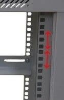 Szafa rack 15U 600x600mm szara wisząca Szafa rack 15U 600x600mm szara wisząca