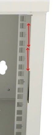 Szafa rack 6U 10 cali szara wisząca Szafa rack 6U 10 cali szara wisząca