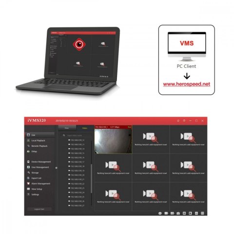 Kamera kopułkowa sieciowa IP IPC PoE 5MPx MCTV-515 Kamera kopułkowa sieciowa IP IPC PoE 5MPx MCTV-515