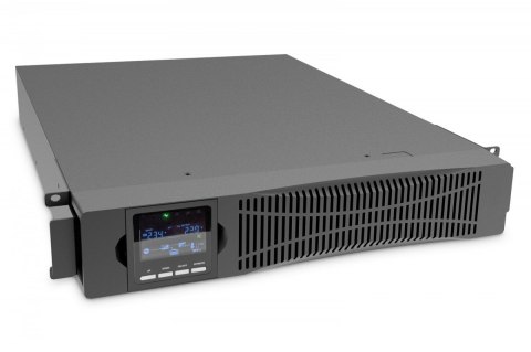 Zasilacz awaryjny UPS Online Rack 19" LCD, 1500VA/1500W, 3x12V/9Ah, 8xC13, USB, RS232, RJ45 Zasilacz awaryjny UPS Online Rack 19" LCD, 1500VA/1500W, 3x12V/9Ah, 8xC13, USB, RS232, RJ45