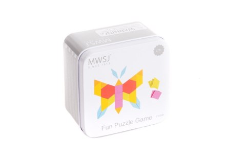 Gra układanka Motyl tangram w puszce Gra układanka Motyl tangram w puszce