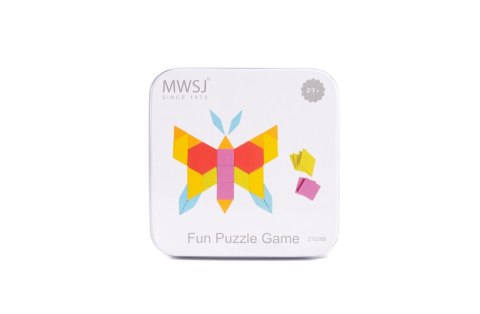 Gra układanka Motyl tangram w puszce Gra układanka Motyl tangram w puszce