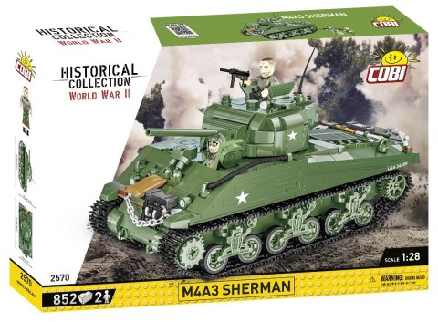 Klocki Historical Collection WWII M4A3 838 elementów Klocki Historical Collection WWII M4A3 838 elementów