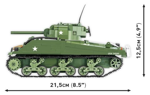 Klocki Historical Collection WWII M4A3 838 elementów Klocki Historical Collection WWII M4A3 838 elementów