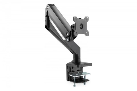 Ramię biurkowe pojedyncze z zaciskiem, 1xLCD, max. 35", max. obciążenie 15kg, ze sprężyną gazową Ramię biurkowe pojedyncze z zaciskiem, 1xLCD, max. 35", max. obciążenie 15kg, ze sprężyną gazową