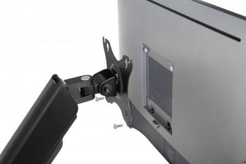 Uchwyt ścienny pojedynczy, 1xLCD, max. 32", max. obciążenie 9kg, ze sprężyną gazową, obrotowy Uchwyt ścienny pojedynczy, 1xLCD, max. 32", max. obciążenie 9kg, ze sprężyną gazową, obrotowy
