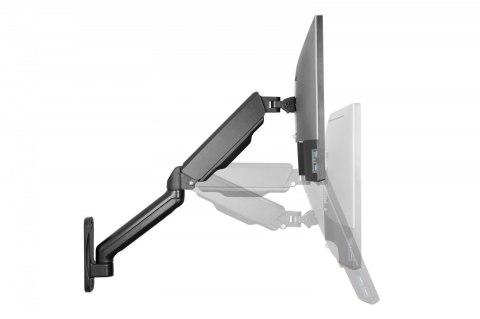 Uchwyt ścienny pojedynczy, 1xLCD, max. 32", max. obciążenie 9kg, ze sprężyną gazową, obrotowy Uchwyt ścienny pojedynczy, 1xLCD, max. 32", max. obciążenie 9kg, ze sprężyną gazową, obrotowy
