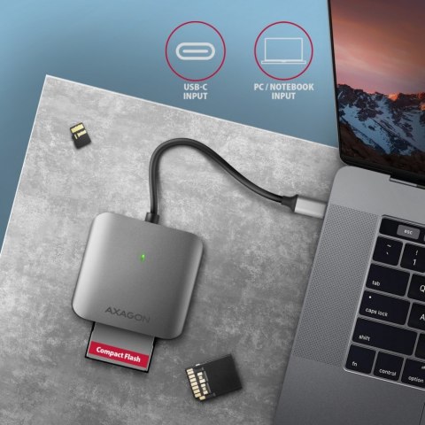 CRE-S3C Czytnik zewnętrzny kart USB-C 3.2 GEN 1, 3-slot & lun SD/microSD/CF, obsługa UHS-II CRE-S3C Czytnik zewnętrzny kart USB-C 3.2 GEN 1, 3-slot & lun SD/microSD/CF, obsługa UHS-II