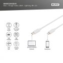 Kabel do transmisji danych/ładowania USB C/Lightning MFI 2m Biały