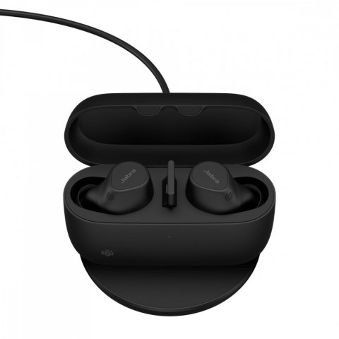 Słuchawki bezprzewodowe Evolve2 Buds USB-A MS Bezprzewodowa podkładka ładująca Słuchawki bezprzewodowe Evolve2 Buds USB-A MS Bezprzewodowa podkładka ładująca